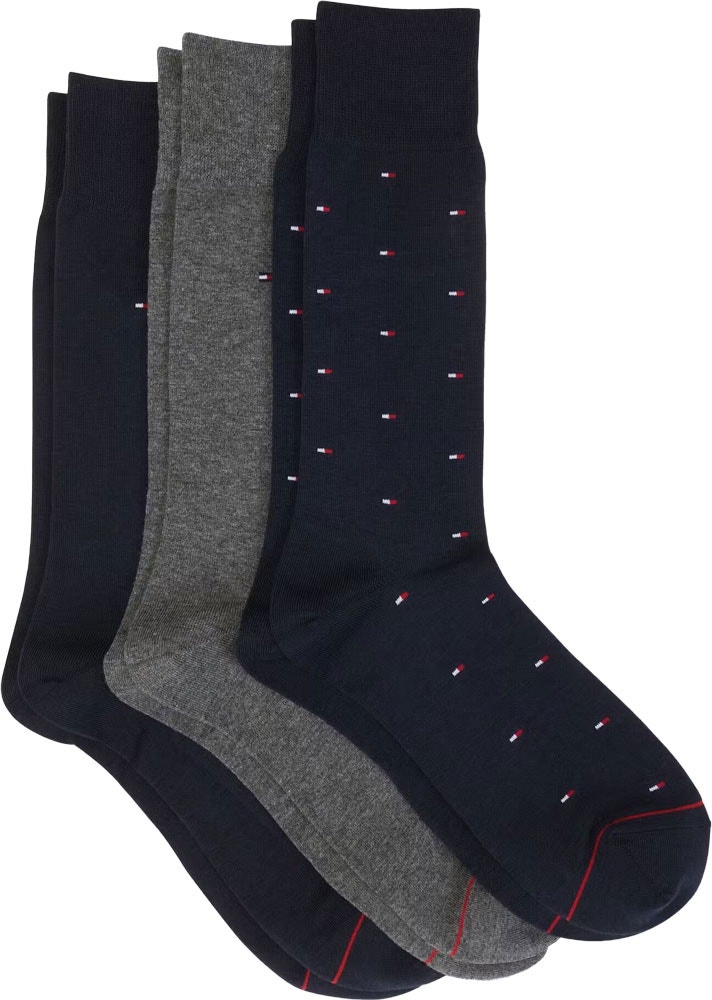 Meias Tommy Hilfiger THM201DR17I 003 - Masculina (3 Pares)