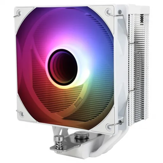 Cooler Air CPU Thermalright Assassin Spirit 120 Visión TL-C12W-s V3, Argb, Branco, 120MM, Intel 115X/1200/1700/1851, AMD AM4/AM5