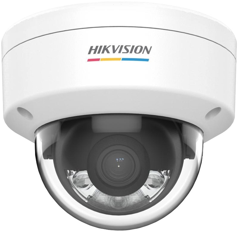 Câmera IP Rede CCTV Hikvision DS-2CD1127G2-LUF 2.8mm 2MP Dome ColorVu