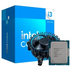 Processador Intel Core i3-14100 3.5GHz 12MB LGA1700 14ª Geração com Cooler