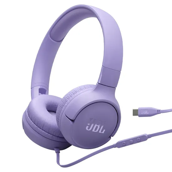 Fone de Ouvido JBL Tune 520C - USB-C - Lilás