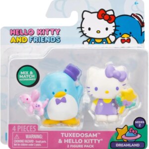 Jogo Hello Kitty e Amigos Hello Kitty & Tuxedosam Jazwares - HKT0151