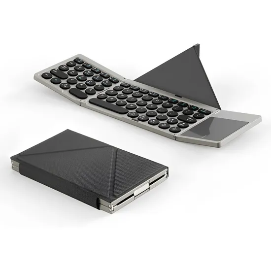 Teclado Touch Dux Ducis Ok Flip Series Triplo Dobrável - Preto