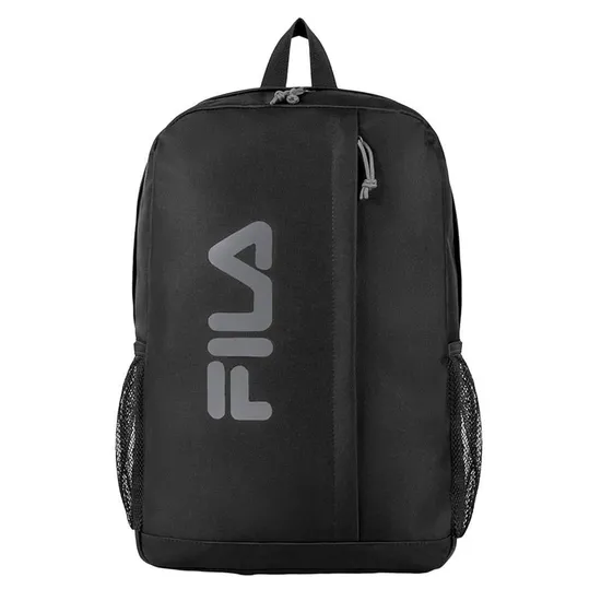 Mochila Unissex Moda Básica Letra Preta