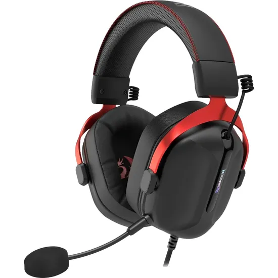 Fone de Ouvido Gamer Redragon Cybill H312 - Preto/Vermelho