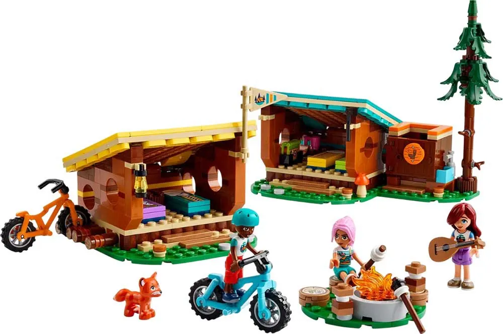 Lego Friends Cabanas Aconchegantes do Acampamento de Aventura - 42624 (437 Peças)