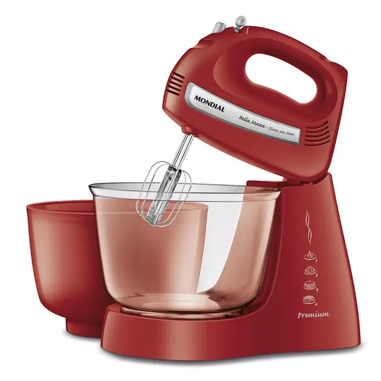 Batedeira Mondial Bella Massa B-55-R 500W 4L 220V