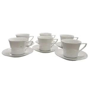 Jogo de Taça Porcelana 200ML 6 Peças