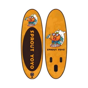 Tábua Inflável de Stand Up Paddle Surf Spatium Sprout Yoyo 2.4M Laranja/Preto