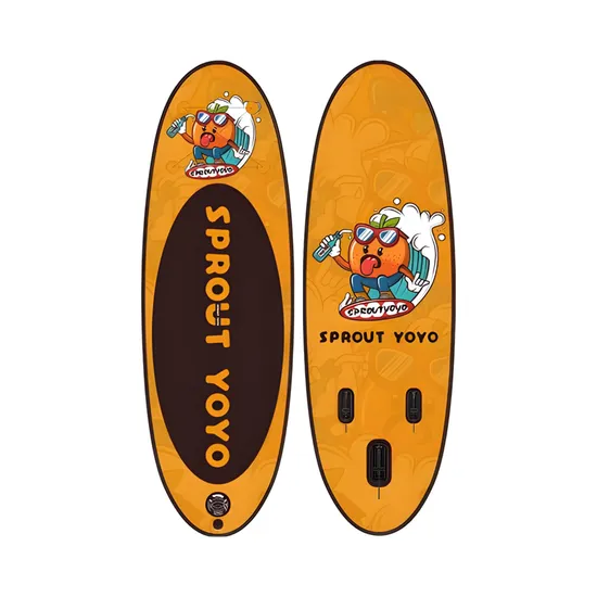 Tábua Inflável de Stand Up Paddle Surf Spatium Sprout Yoyo 2.4M Laranja/Preto