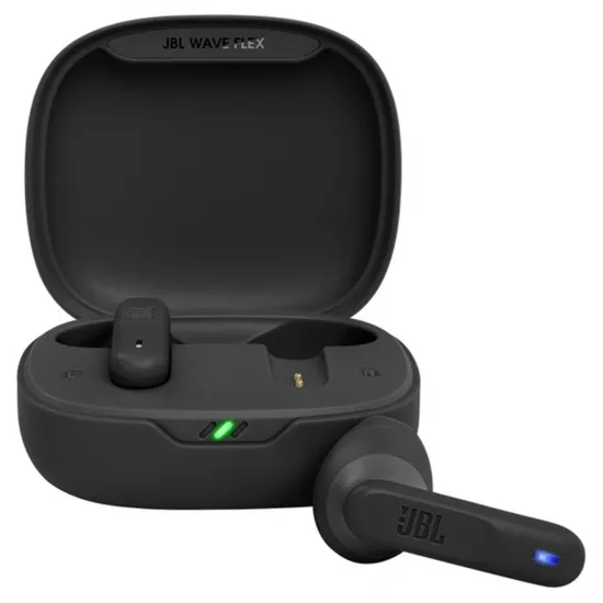 Fone de ouvido JBL Wave Flex BT Preto