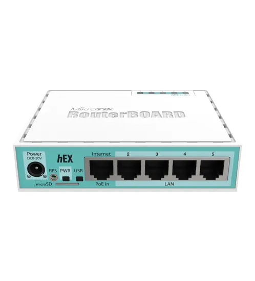 Roteador Mikrotik Routerboard RB 750GR3 Hex 880MHZ 256MB L4
