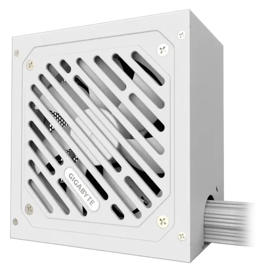 Fonte Gigabyte GP-P650SS Ice ATX 650W 80 Plus Silver PFC Ativo - Branco