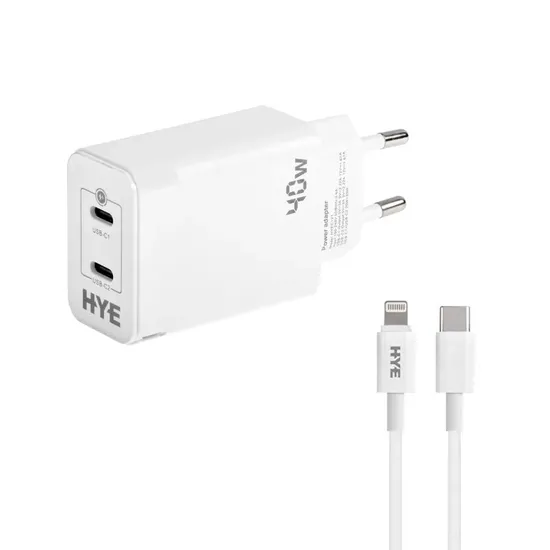 Carregador Hye HYEC121L / Fonte + Cabo Lightning