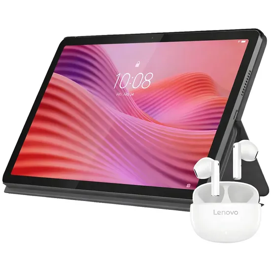 Tablet Lenovo Tab TB311FU - 4/128GB - Wi-Fi - 10'' - com Capa e Fone de Ouvido - Cinza Lunar