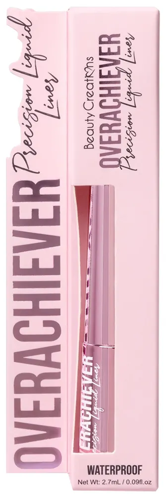 Delineador Líquido Beauty Creations Overachiever | Preto - 2.7mL