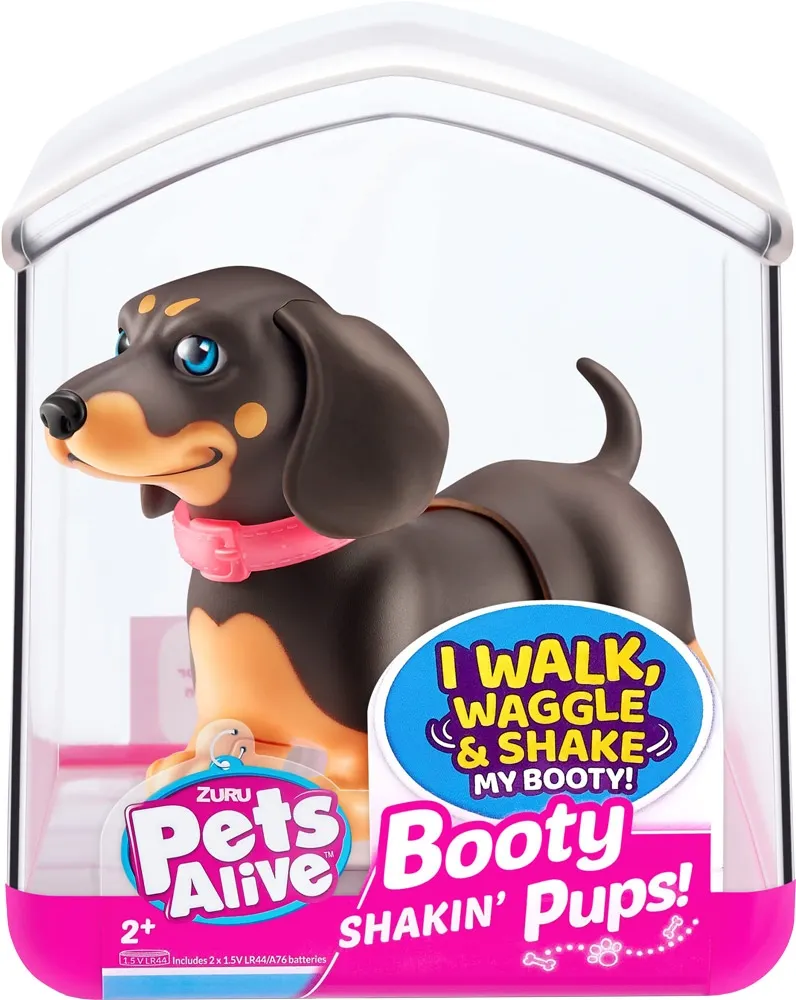 Cachorro Dachshund Pets Alive Booty Shakin Pups Zuru - 9530