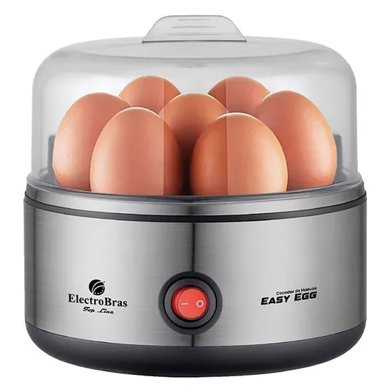 Máquina de Cozinhar Ovos Electrobras EBEG-07 Easy Egg - 380W - 220V - Prata