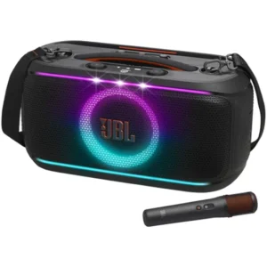 Caixa de Som JBL Partybox On The Go 2 Plus - 100W - Bluetooth - com Microfone - 13,3 cm - Preto