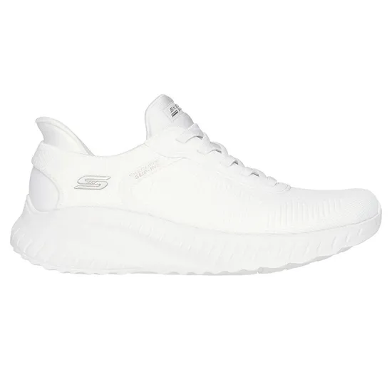 Calçado Skechers Slip-Ins Bobs Sport Squad Feminino Branco 8