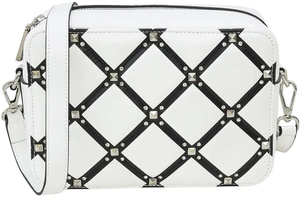 Bolsa Cromia Feminina 1405941 1274 Ladies Bag Gisele Branco/Preto