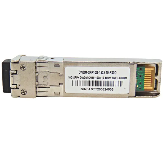 Módulo SFP+ 10G 40KM DWDM-SFP10G 1538.19 C49 com Cisco Mux-Demux
