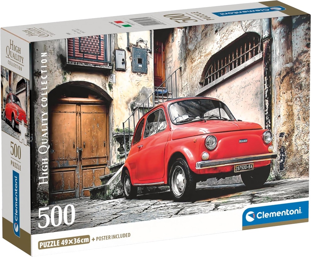 Quebra-cabeça Fiat 500 High Quality Collection Clementoni - 35537 (500 peças)