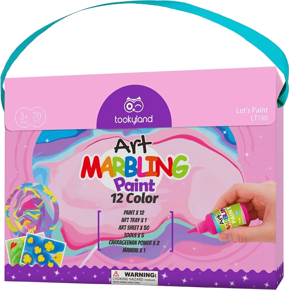 Kit de Pintura para Marmorização Tookyland Marbling Paint - LT150 (12 cores)