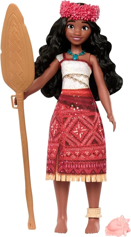 Boneca Singing Adventure Moana Disney Moana 2 Mattel - JBT38