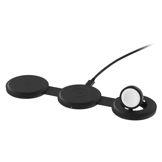 Carregador Sem Fio Satechi Onthego ST-QTG31K 3 em 1 - Preto