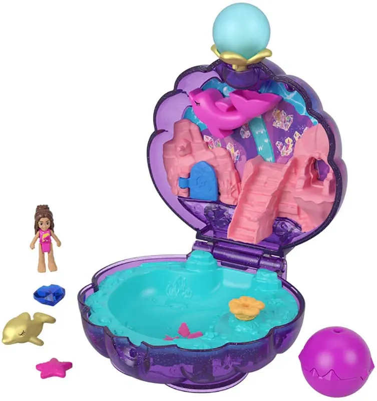 Aventura de Polly Pocket na Enseada Cintilante Mattel - HKV45