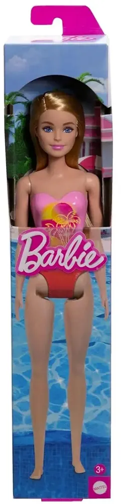 Boneca Barbie Na Praia Mattel HXW48