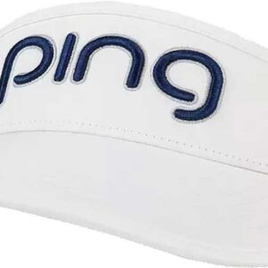 Viseira Ping Tour Ladies Sport Visor 35266-96 Branca/Azul Marinho - Feminina
