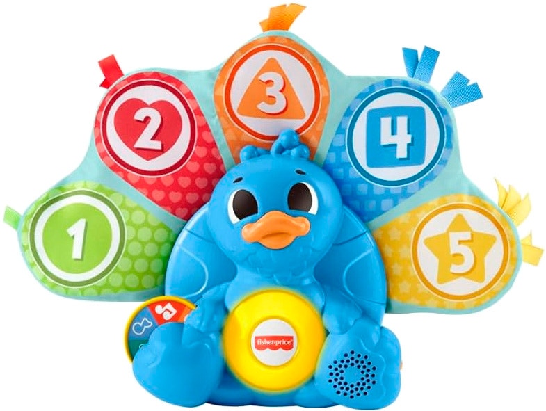 Jogo de Pavão Real com Plumas Coloridas Linkimals Fisher-Price - HNN76