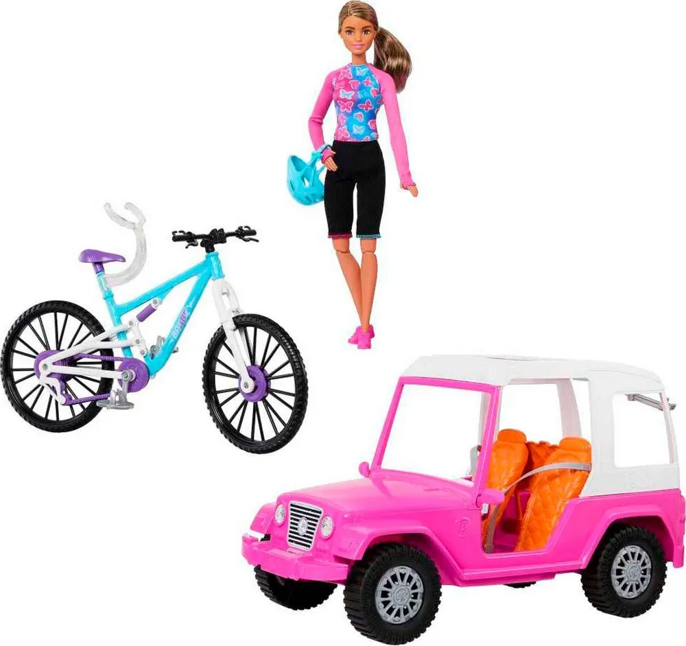 Boneca Barbie Veículo & Acessórios Mattel - HKB06
