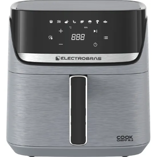 Fritadeira Elétrica Electrobas Cook Cheff 8.3 EBAF-83 2000 Watts 8.3 Litros 220 - 240V ~ 50/60Hz - Cinza/Preta