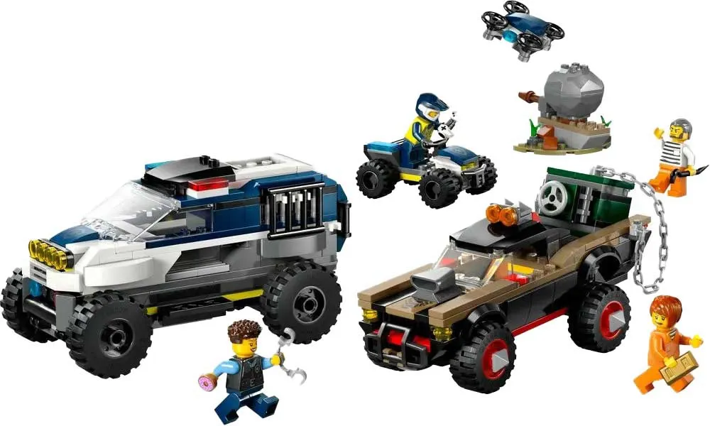 Jogo Lego City Perseguição Policial Off-Road - 60449 (467 Peças)