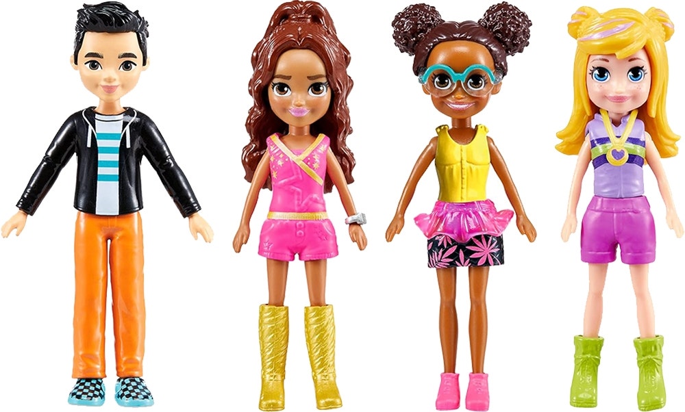 Bonecas Polly Pocket Aventura da Enseada Brilhante Mattel HKW 10