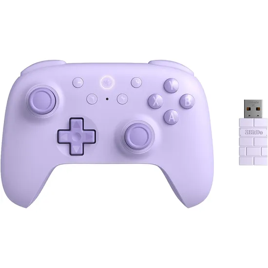 Controle Gamer 8BITDO Ultimate 2C Wireless Controller 81HD - Bluetooth - PC/Mobile - Roxo