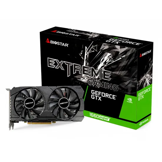 Placa de Vídeo Biostar Extreme Gaming Nvidia Geforce RTX-1660 Super 6GB GDDR6 - VN1666SF69