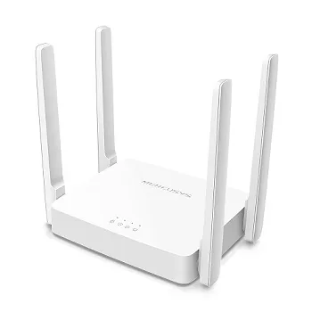 Roteador WiFi AC Mercusys AC10 AC1200 4*5DBI Banda Dupla 3*10/100