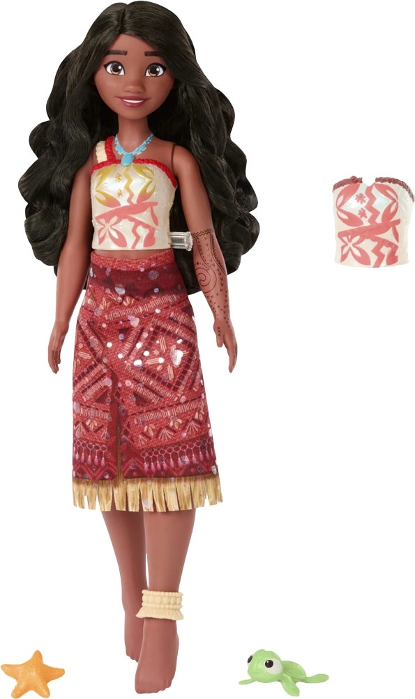 Boneca Moana Swimming Tautai Disney Mattel - JFF08