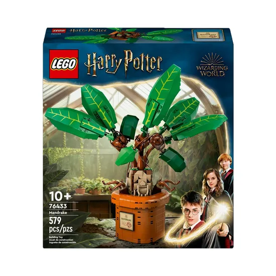 Brinquedo de Construção Lego Harry Potter Mundo Mágico Mandrágora 76433 579 Peças