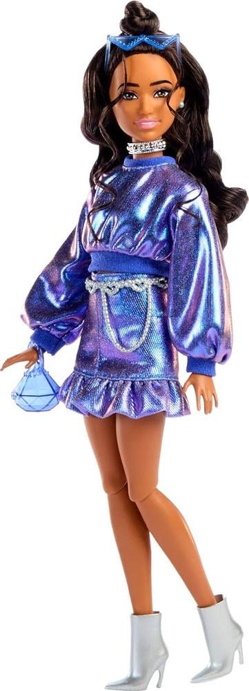 Boneca Barbie Estilo Luxo Azul Mattel - JFP42