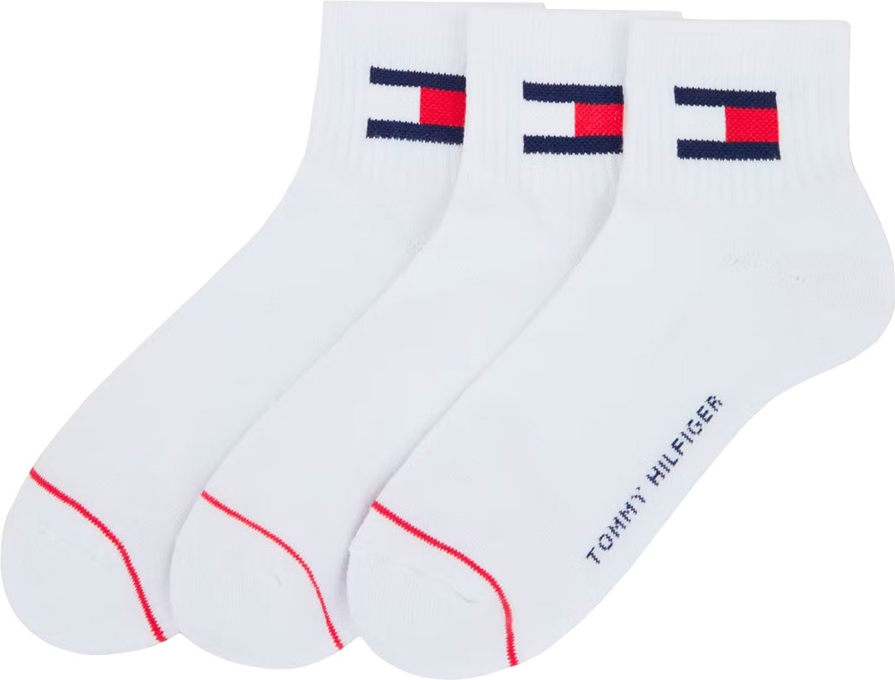 Meias Tommy Hilfiger THM203QT01I 002 - Masculina (3 pares)