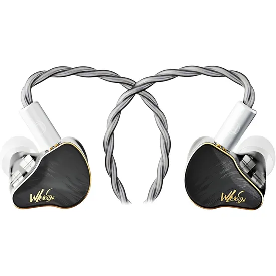 Fone de ouvido Wlmouse Huan Iem com Fio - Preto