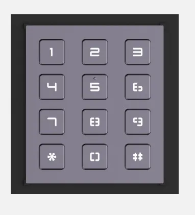 Teclado de Interface de Interfone Hikvision DS-KD-KP