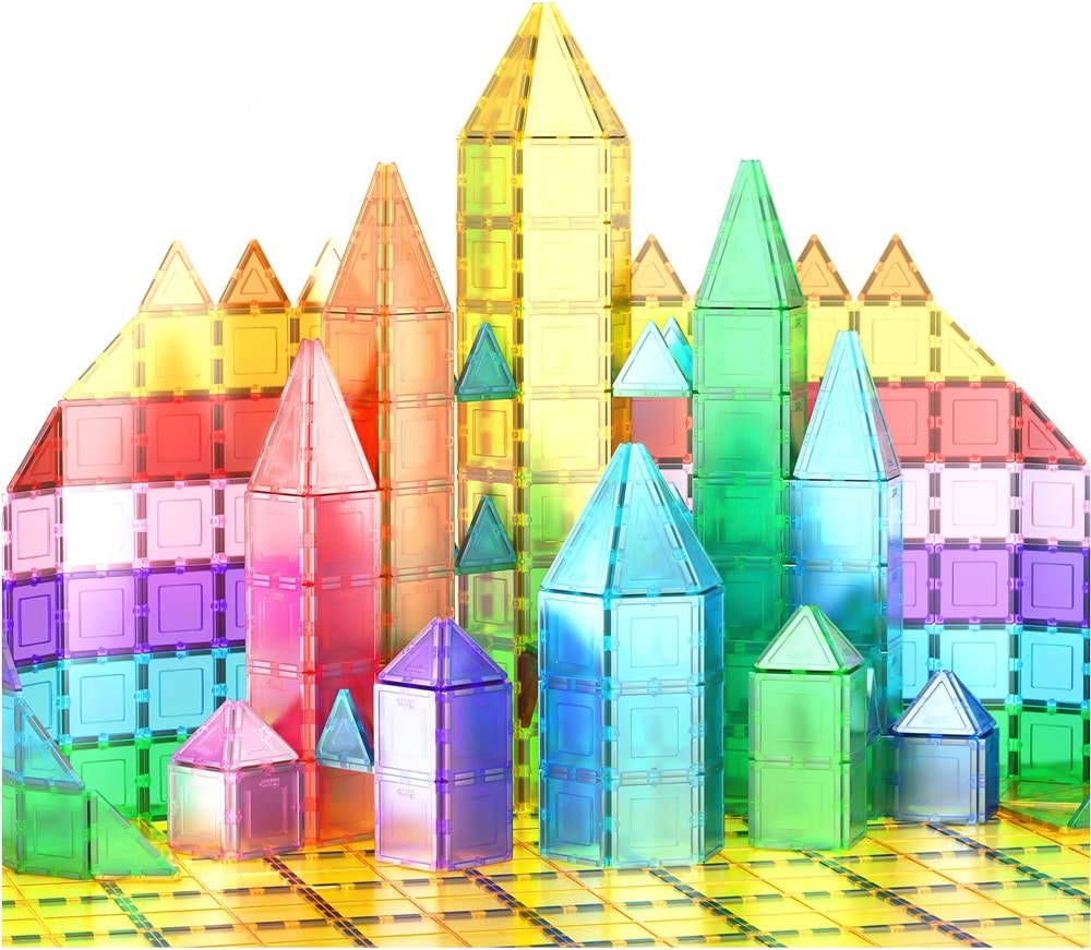Jogo Blocos Magnéticos 3-D Picasso Tiles - PT61 (61 peças)