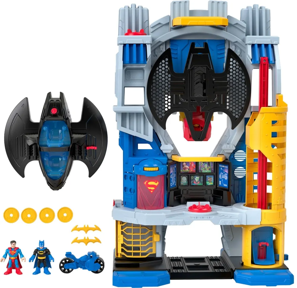 Kit de Sede Definitiva DC Super Friends Fisher-Price - HNW08
