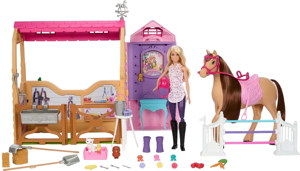 Boneca Barbie Ultimate Stable Mysteries The Great Horse Chase Mattel - HXJ44